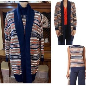 ❤️Diane Von Furstenberg Carsyn Shell and Taletha Sweater Set.  Excellent Cond.